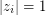 $ |z_i|=1 $