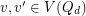 $ v,v' \in V(Q_d) $